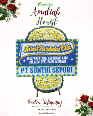 Papan Bunga Duka di Kelumpang Utara